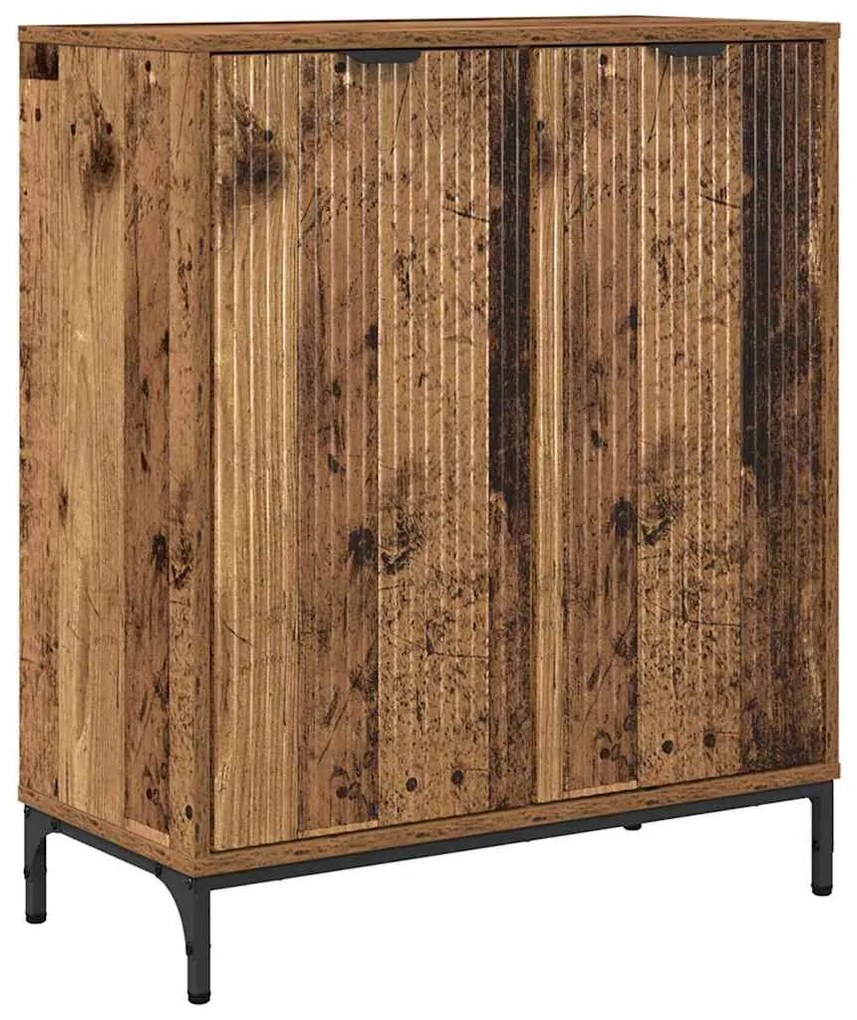 vidaXL Πλαϊνό γραφείο Παλαιό ξύλο 69.5 x 33 x 82 εκ.