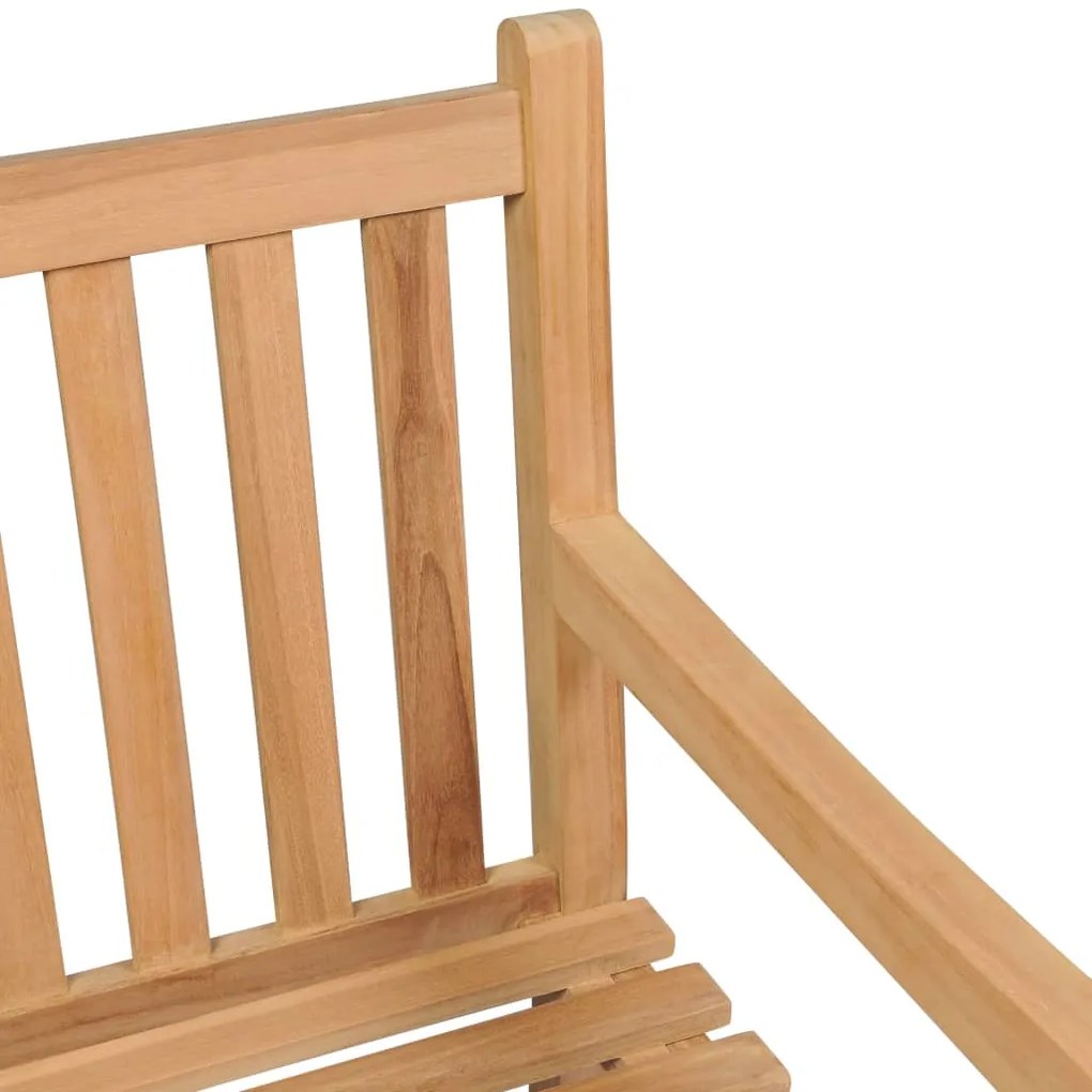 vidaXL Παγκάκι Κήπου 240 εκ. από Μασίφ Ξύλο Teak