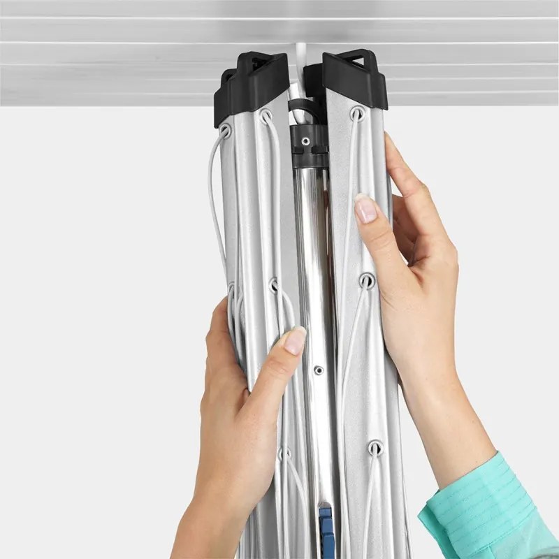 Brabantia Essential Εξωτερικός Χώρος 90300257, 40 m, Αγκύρωση σκυροδέματος, Ανθεκτικό στη διάβρωση, Inox