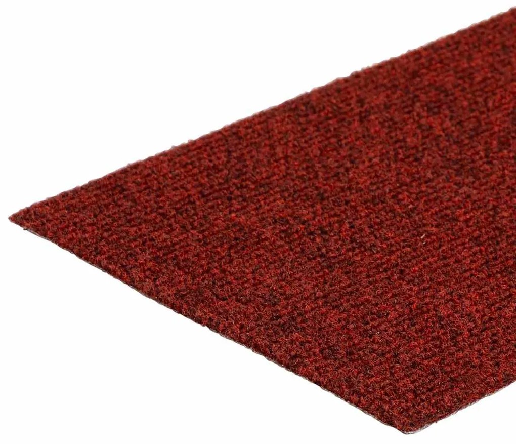 vidaXL Πατάκια Σκαλιών Αυτοκόλλητα 30 τεμ. 76x20 εκ. Μπορντό Κόκκινο Ορθογώνια