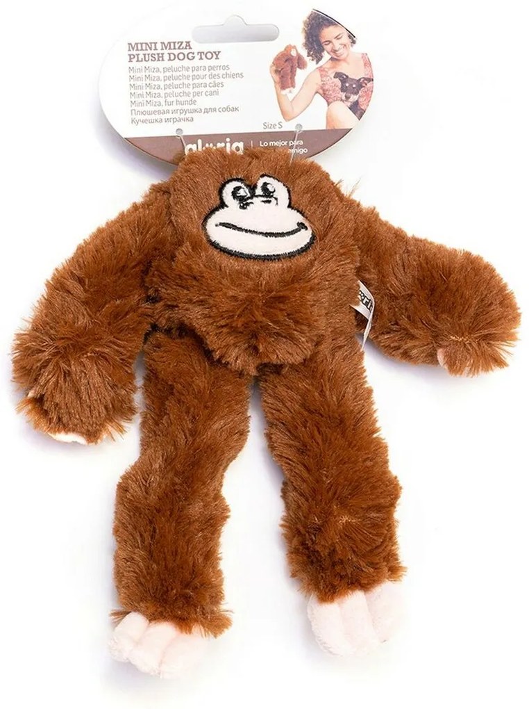 Βελούδινο Ζωάκι για Σκύλους Gloria Miza Καφέ πολυεστέρας πολυπροπυλένιο Μαϊμού