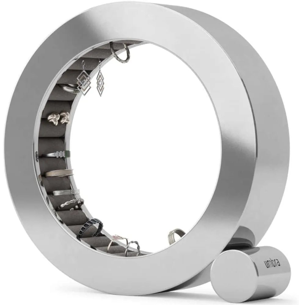 Βάση Κοσμημάτων Ferris 1022532-158 19,1x5,1x19,1cm Chrome Umbra Aluminium