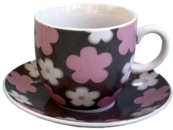 Σετ 6τεμ. Φλιτζάνια Καφέ 90cc DAISY-PURPLE DG08-0209/B - Max.Home®