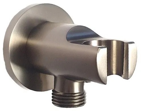 Παροχή σπιράλ ντους με βάση στήριξης ARTEMIS Gun Metal AC05003 KARAG