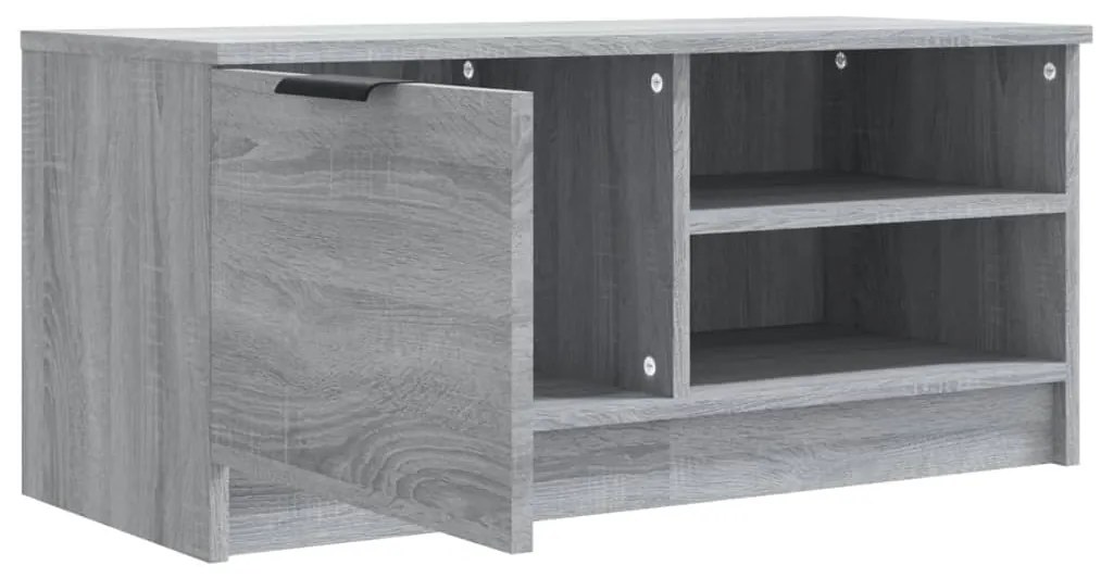 vidaXL Έπιπλα Τηλεόρασης 2 τεμ. Γκρι Sonoma 80x35x36,5 εκ. Επεξ. Ξύλο