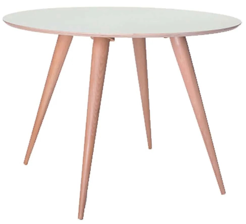 Τραπέζι Planet Round White Φ105X75 cm Wood