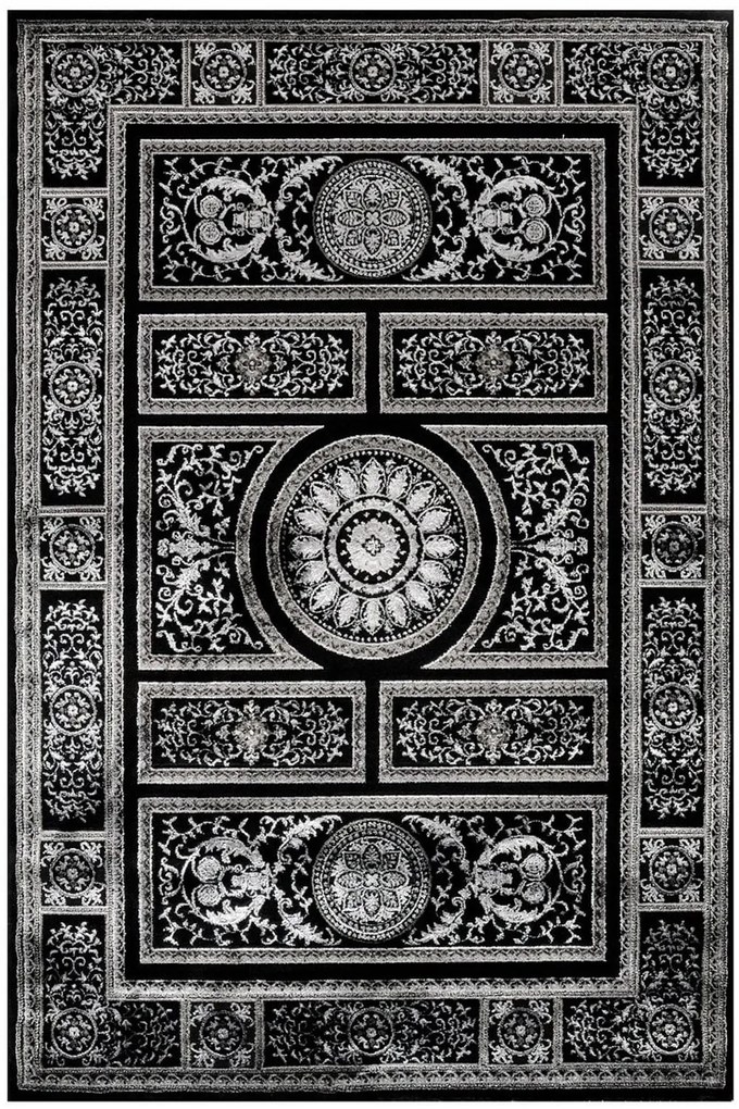 Χαλί Craft 23623-995 Black-White Merinos 200X290cm