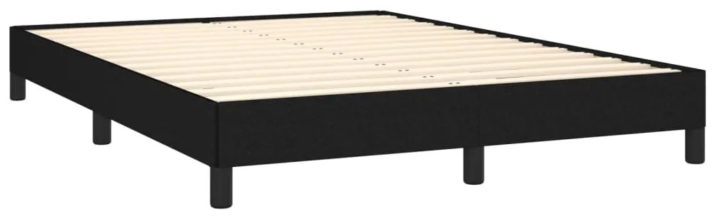 ΚΡΕΒΑΤΙ BOXSPRING ΜΕ ΣΤΡΩΜΑ ΜΑΥΡΟ 140X200 ΕΚ. ΥΦΑΣΜΑΤΙΝΟ 3140219