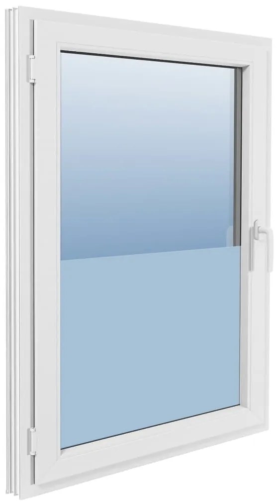 vidaXL Μεμβράνη Παραθύρου Ματ Γκρι 0,9x100 μ. PVC