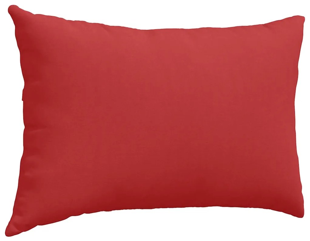 vidaXL Μαξιλάρι Καναπέ 2 pcs Κόκκινο 60 x 40 cm ύφασμα