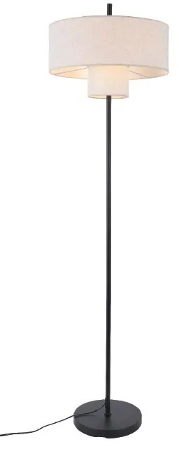 Φωτιστικό Δαπέδου Aca Anafi MF240323 Black/Beige