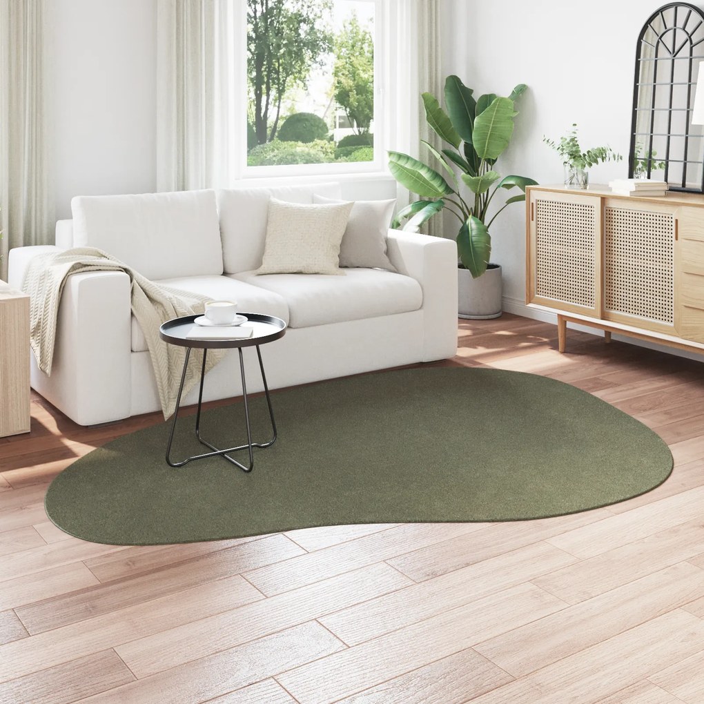 vidaXL Χαλί Δασικό Πράσινο 160 x 230 cm Μαλλί