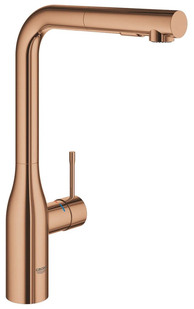 Μπαταρία κουζίνας Grohe Essence New με σπιράλ-Xruso Gualistero