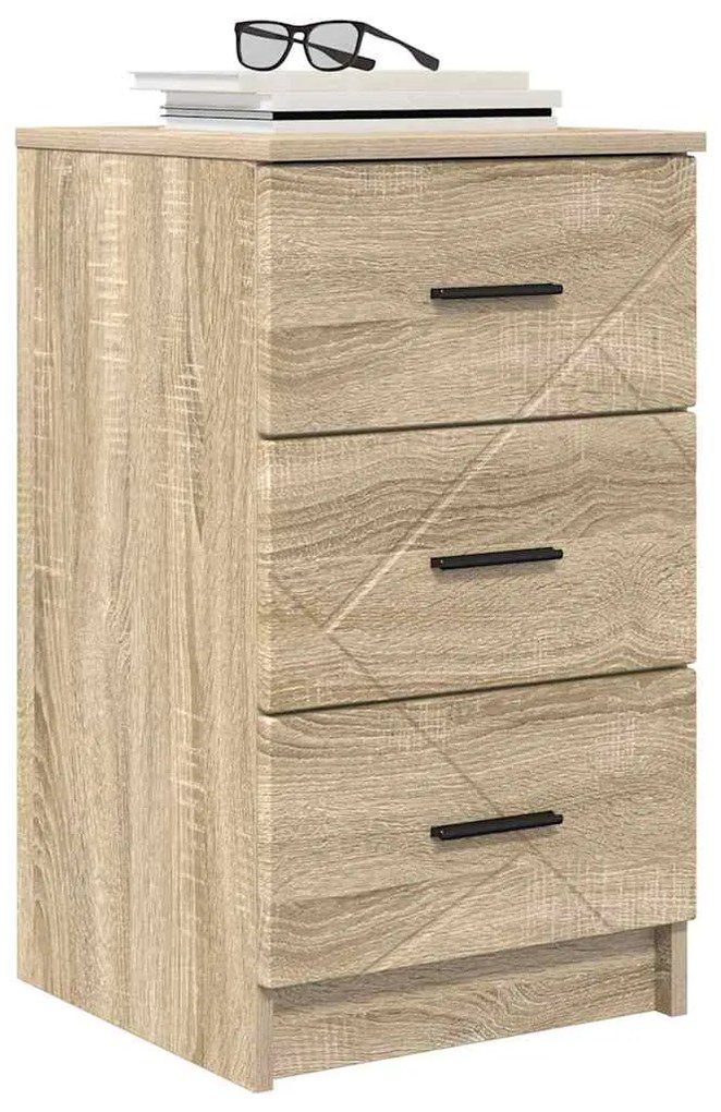 vidaXL Κομοδίνο Sonoma Δρυς 38 x 38 x 66 εκ Επεξεργασμένο ξύλο