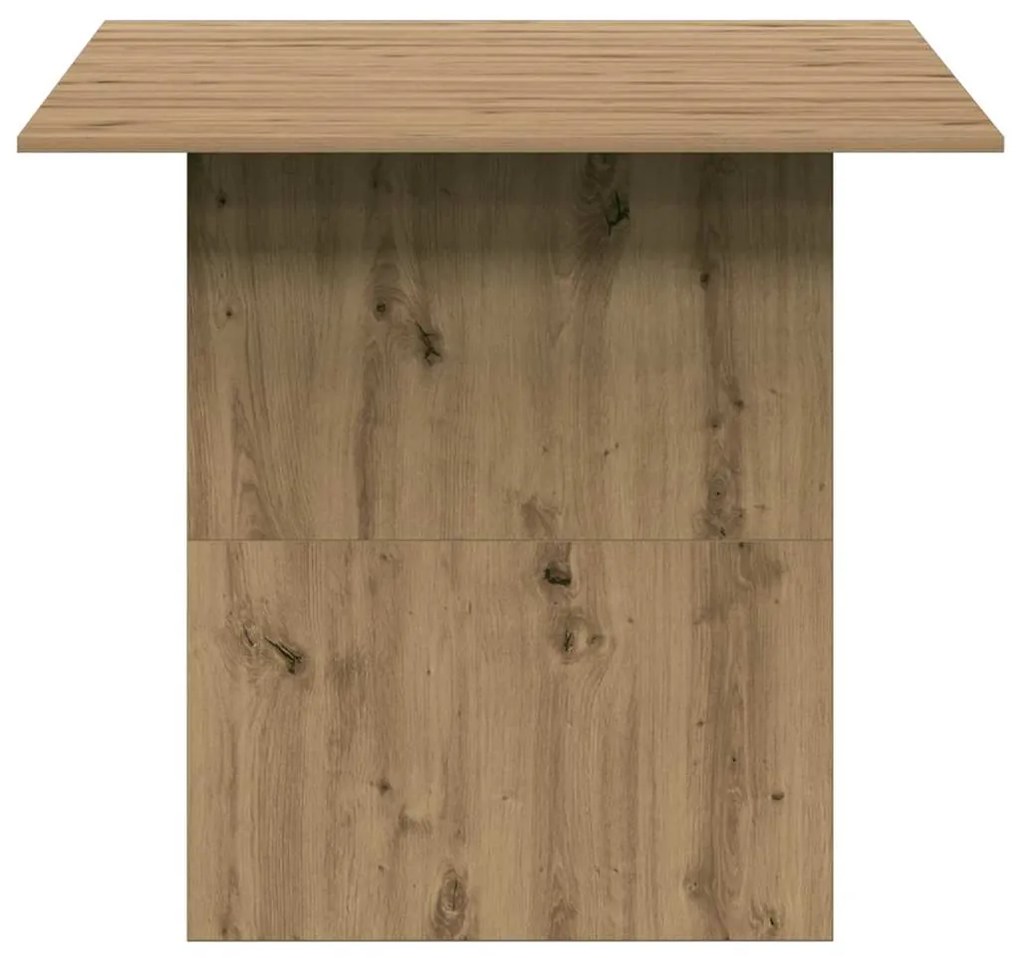 vidaXL Τραπεζαρία Artisan Oak 180x90x76 cm Ξύλινη κατασκευή