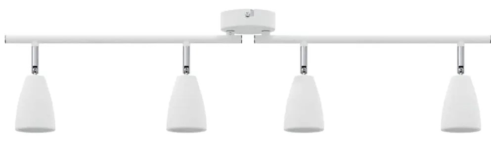 vidaXL Σποτ οροφής Λευκό 69.5 x 12.5 x 10.5 εκ. Ατσάλι