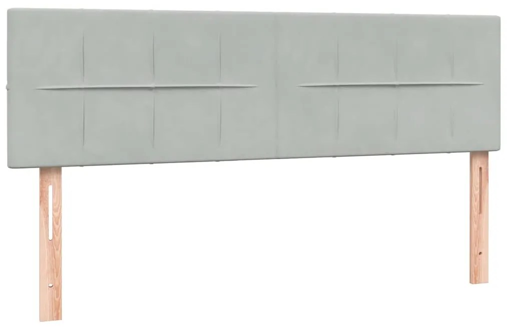 ΚΡΕΒΑΤΙ BOXSPRING ΜΕ ΣΤΡΩΜΑ ΑΝΟΙΧΤΟ ΓΚΡΙ 160X220 ΕΚ. ΒΕΛΟΥΔΙΝΟ 3318159