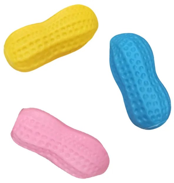 Παιχνίδι Σκύλου Λαστιχένιο Φυστίκι 11cm - Rubber Dog Toy Peanut
