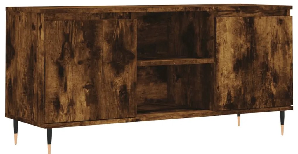 vidaXL Έπιπλο Τηλεόρασης Καπνιστή Δρυς 104 x 35 x 50 εκ. Επεξεργ. Ξύλο