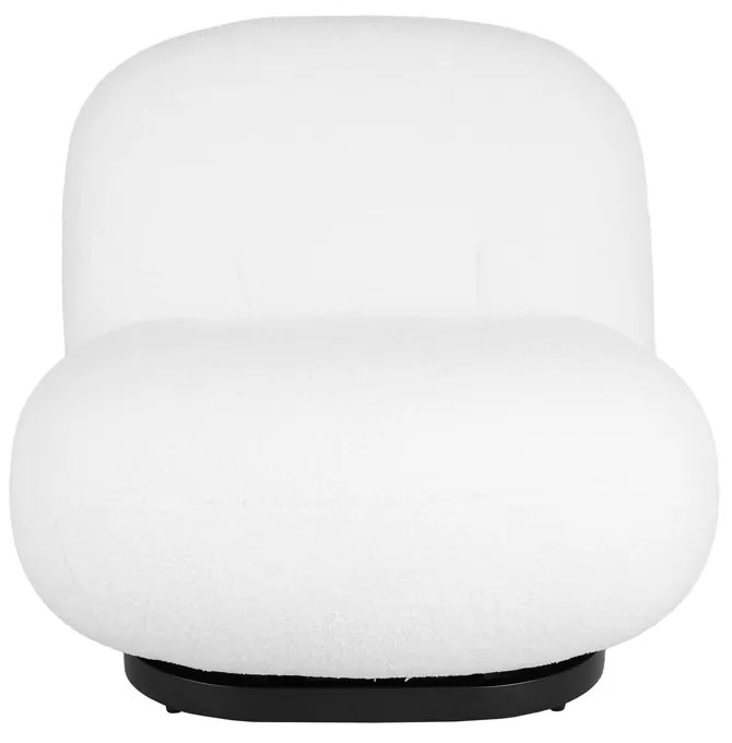 BO ΠΟΛΥΘΡΟΝΑ ΠΕΡΙΣΤΡΕΦΟΜΕΝΗ ΛΕΥΚΟ 77x85xH65cm - 01-3164 - 01-3164