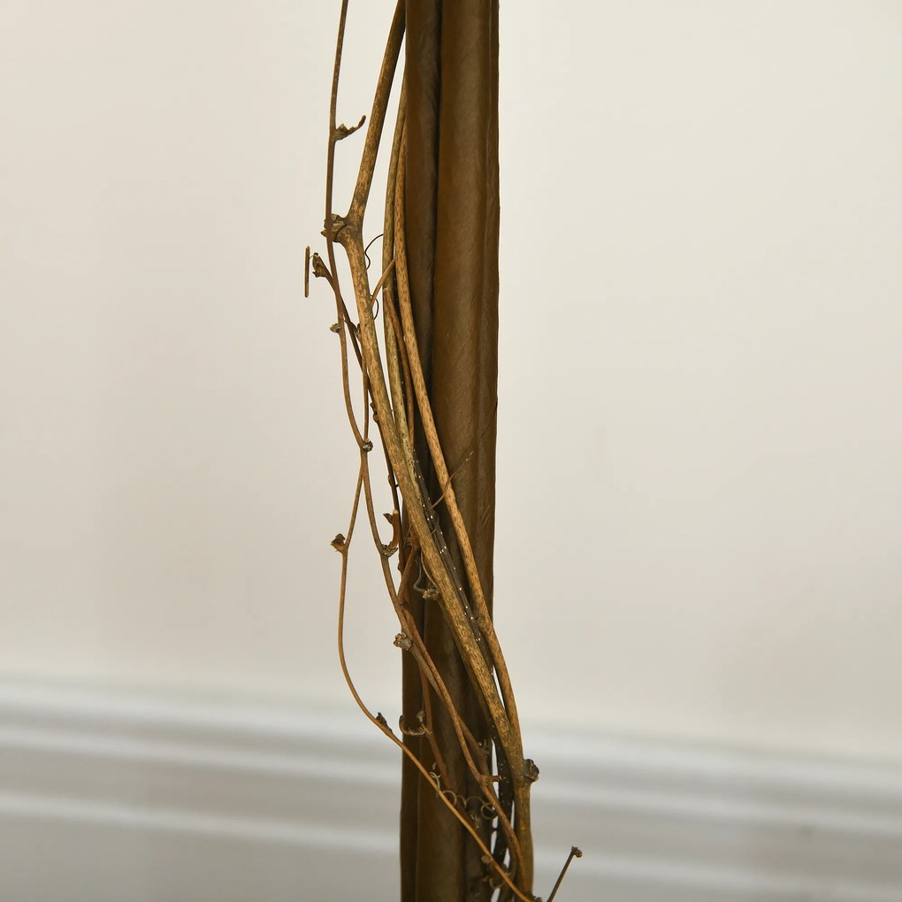 HOMCOM Σετ 2 Τεχνητών Δέντρων Πυξαριού, Τεχνητό Φυτό, συμπεριλαμβανομένου Τεχνητού Βρύου, 1 Εξωτερική Γλάστρα, 28 cm x 28 cm x 60 cm, Πράσινο