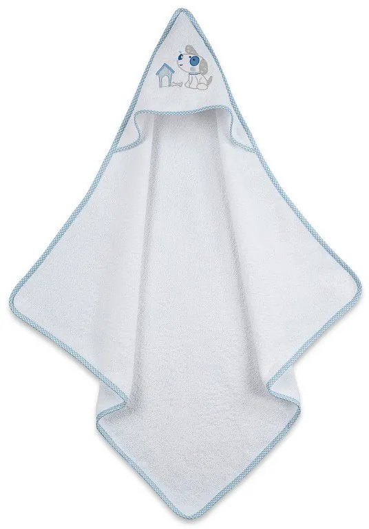 Κάπα κεντητή Dog 07 Blue 75×75