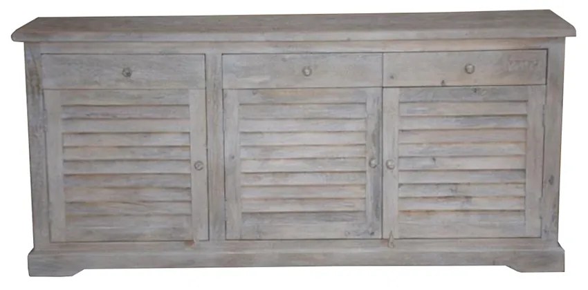 GRILLIES ΜΠΟΥΦΕΣ ΦΥΣΙΚΟ ANTIQUE 170x40xH78cm - 05-0625