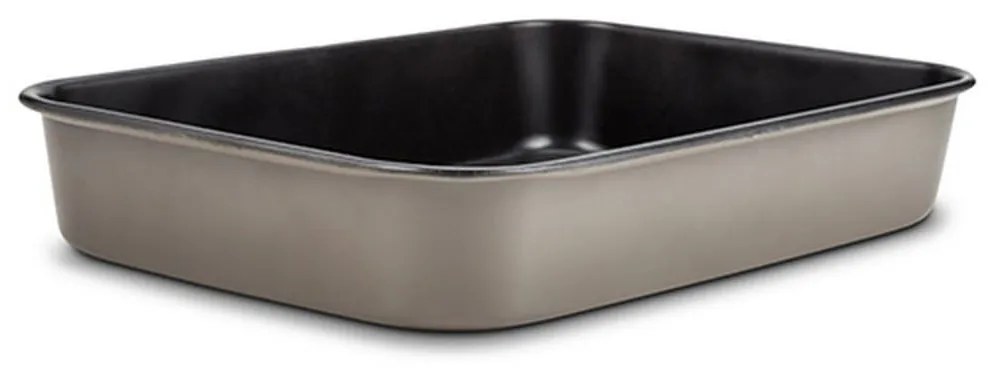 Ταψί Αντικολλητικό Ορθογώνιο Duboko 10-103-131 40Χ28cm Black-Beige Nava Stainless Steel