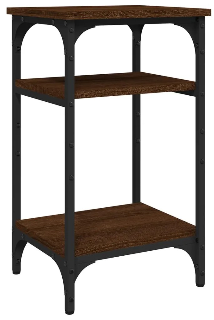 vidaXL Βοηθητικό Τραπέζι Καφέ Δρυς 35 x 30 x 60 εκ. Επεξεργασμένο Ξύλο