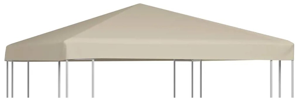 vidaXL Κάλυμμα για Κιόσκι Μπεζ 3 x 3 μ. 310 γρ./μ²