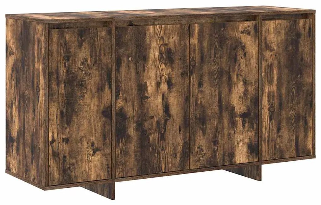 vidaXL Πλαϊνό γραφείο Καπνιστή δρυς 135 x 41 x 69 cm
