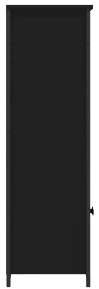 vidaXL Ντουλάπι Μαύρο 62 x 32 x 103,5 εκ. από Επεξεργασμένο Ξύλο