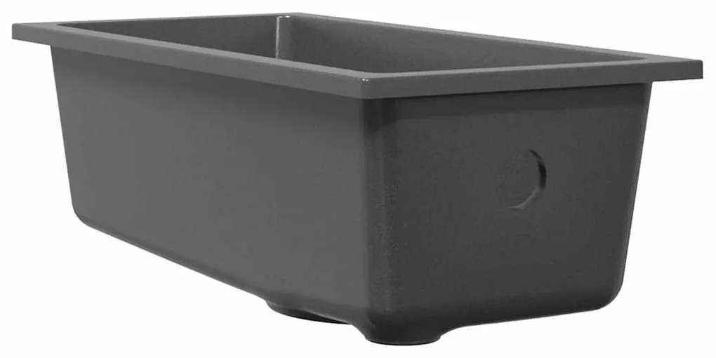 vidaXL Σιντρινο κουζίνας Γκρι 21 x 44 x 14 εκ. Γρανίτης