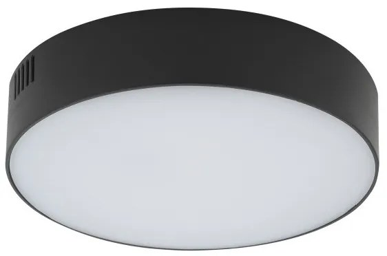 Φωτιστικό Οροφής Πάνελ LED 25W Μαύρο-Λευκό 3000Κ Lid Round 10407 Nowodvorski-10407-Μαύρο-Λευκό 10407