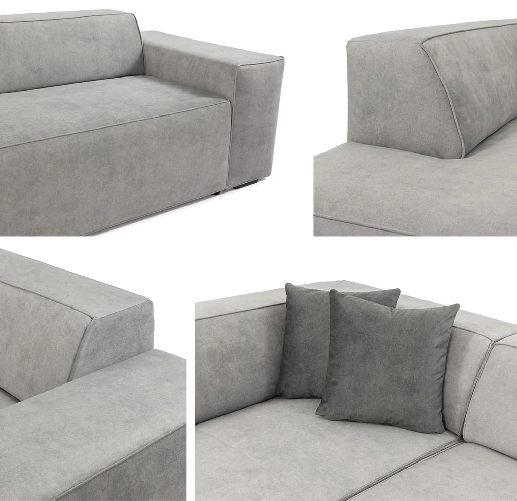 Γωνιακός Καναπές Comfivo 289, 267x205x72cm, 101 kg, Πόδια: Πλαστική ύλη | Epipla1.gr