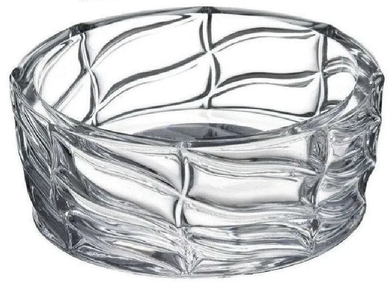 Διακοσμητικό Μπολ STA216 Διάφανο 8X20X20Cm Espiel Glass