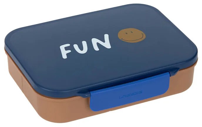 Laessig Φαγητοδοχείο με χωρίσματα Little Gang Smile navy