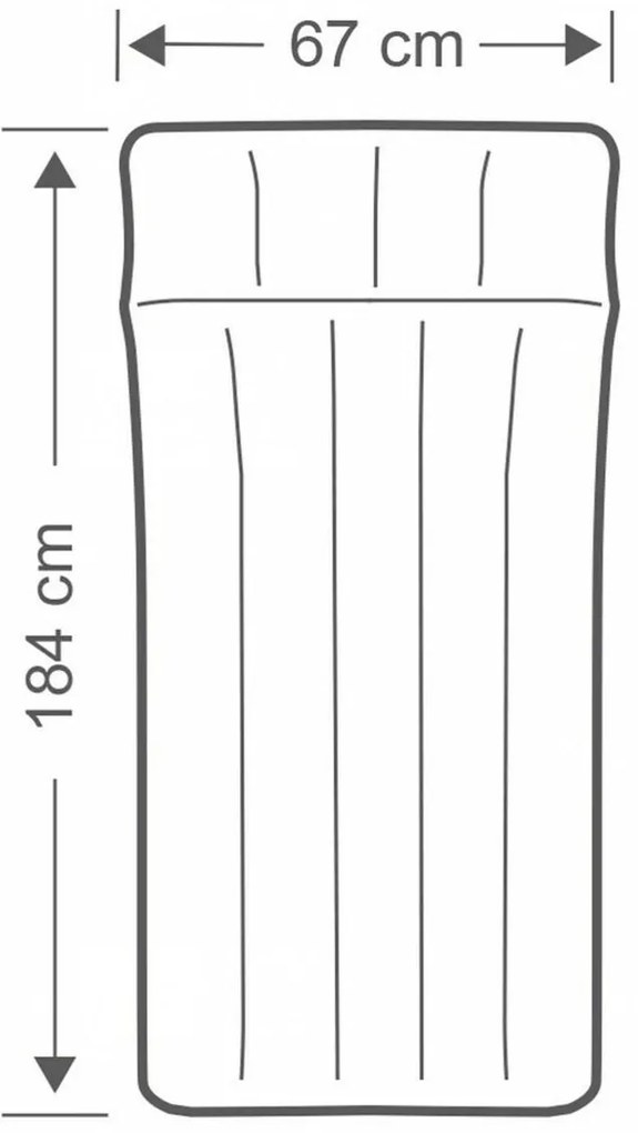 Air Bed Intex 67 x 17 x 184 cm (x6)