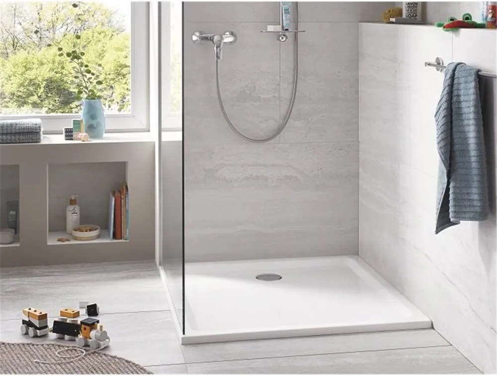 Ντουζιέρα τετράγωνη ακρυλική Grohe-90 x 90 εκ.