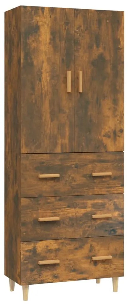 vidaXL Ντουλάπα Καπνιστή δρυς 70x34x180 cm από Επεξεργασμένο Ξύλο