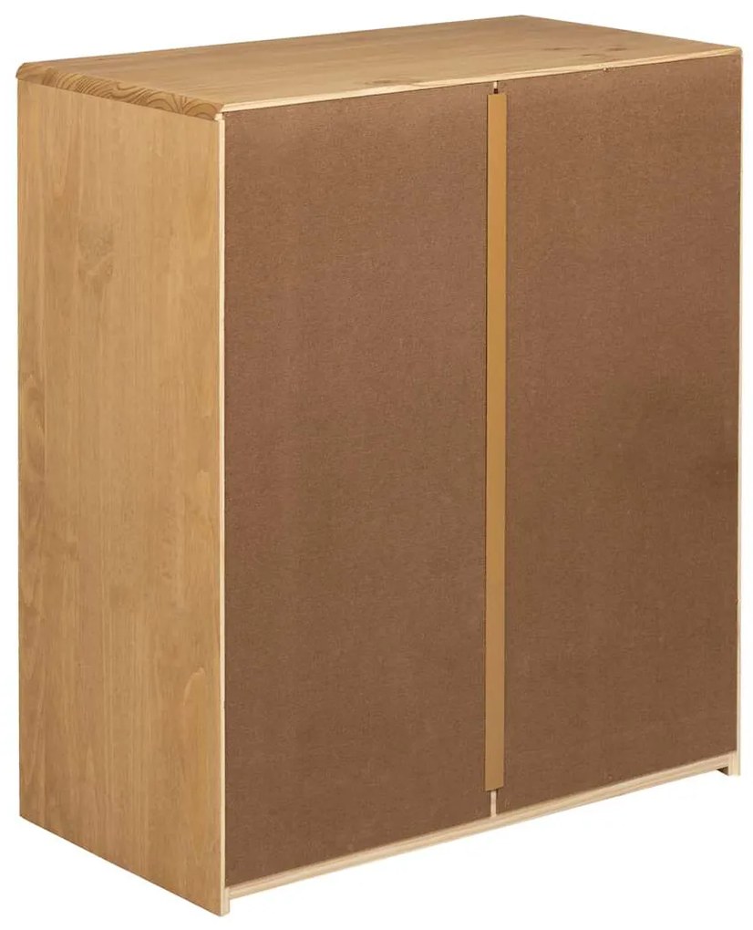 vidaXL Συρταριέρα SAUDA Χρώμα Δρυός 76,5x39x91 εκ. Μασίφ Ξύλο Πεύκου