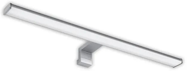 Απλίκα Φωτιστικό Τοίχου Μπάνιου LED 12W IP44 4000K 60x12 Lumen-3-601216-Ασημί 3-601216
