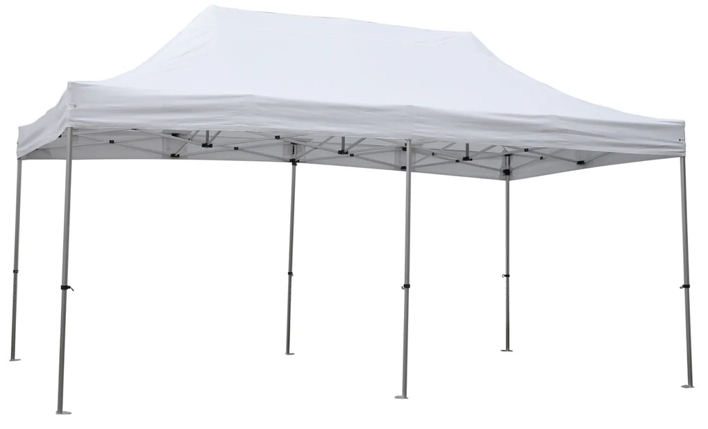 GAZEBO Β.ΤΥΠΟΥ CRESSEN HM6307 ΠΤΥΣΣΟΜ.-ΣΚΕΛΕΤΟΣ ΑΛΟΥΜ.ΑΣΗΜΙ-ΛΕΥΚΟ ΠΑΝΙ 3x6x3,4Yεκ - 0612843 - HM6307