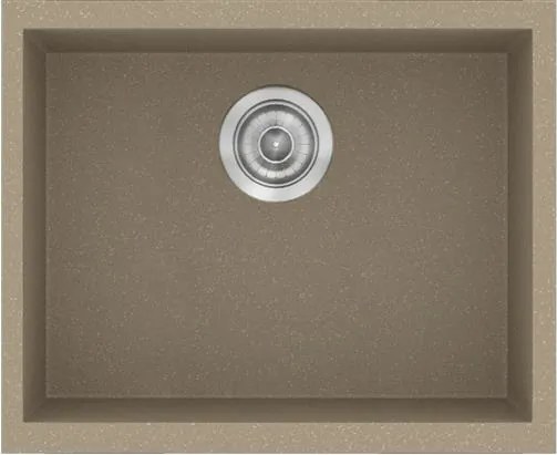 Νεροχύτης Κουζίνας Sanitec Classic 341 Ένθετος 50x40 εκ. - Granite Taupe