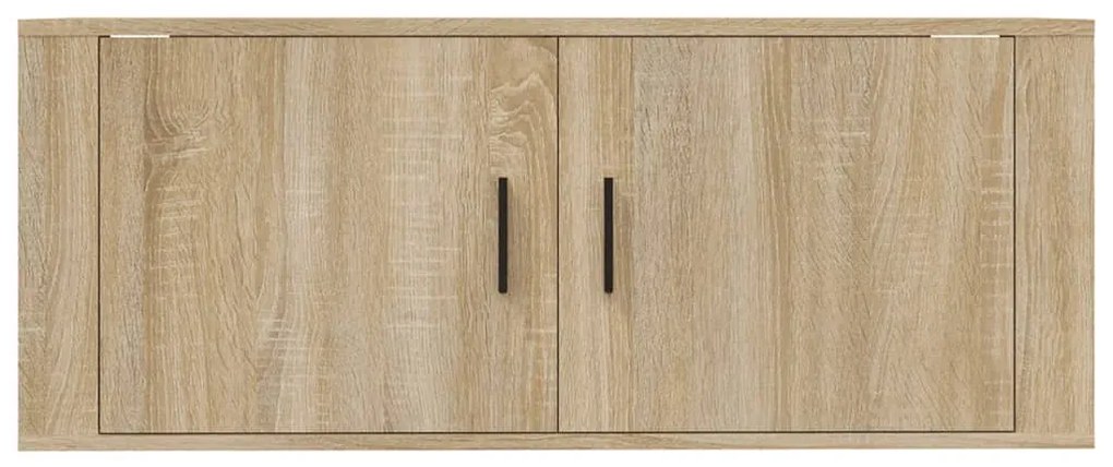 vidaXL Έπιπλο Τηλεόρασης Επιτοίχιο Sonoma Δρυς 100 x 34,5 x40  εκ.