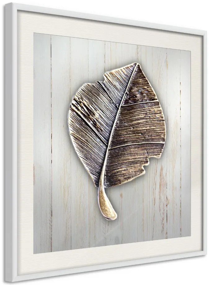 Αφίσα - Metal Leaf - 30x30 - Χρυσό - Χωρίς πασπαρτού