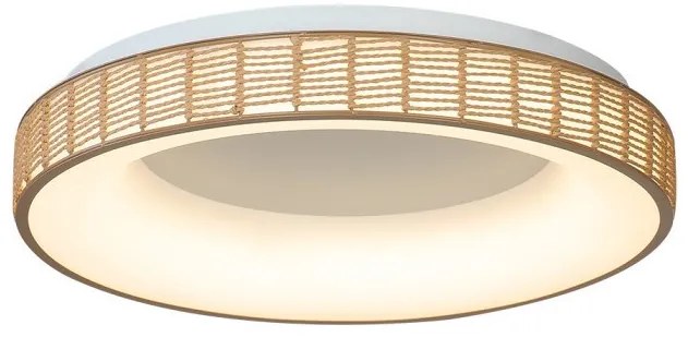 Πλαφονιέρα Φωτιστικό Οροφής LED 44W Φυσικό 3000Κ-6000Κ Dimmable Forte-40-Y Sunlight-FORTE-40-Y-Μπεζ FORTE-40-Y