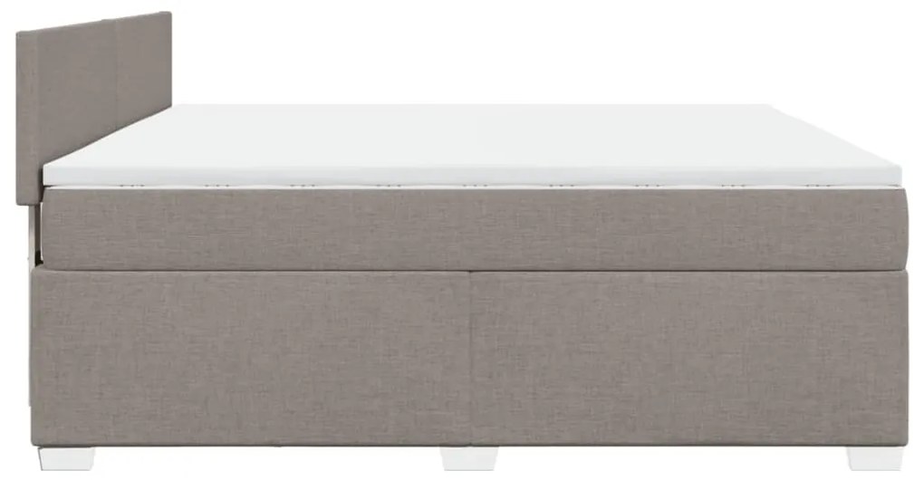 ΚΡΕΒΑΤΙ BOXSPRING ΜΕ ΣΤΡΩΜΑ TAUPE 180X200 ΕΚ. ΥΦΑΣΜΑΤΙΝΟ 3288264