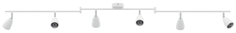 vidaXL Σποτ οροφής Λευκό 176.5 x 13.5 x 12.5 εκ. Ατσάλι