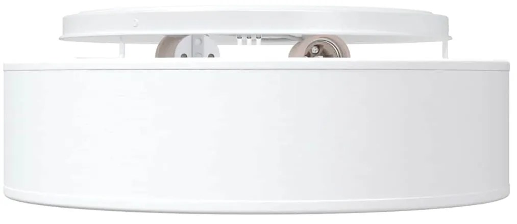 vidaXL Λάμπα Οροφής Λευκό 38 x 13.5 εκ. ύφασμα